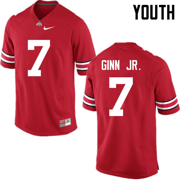 Youth Ohio State Buckeyes #7 Ted Ginn Jr. College Football Jerseys Game-Red